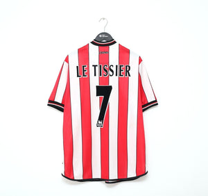 2001/03 LE TISSIER #7 Southampton Vintage Saints Home Football Shirt Jersey (L)