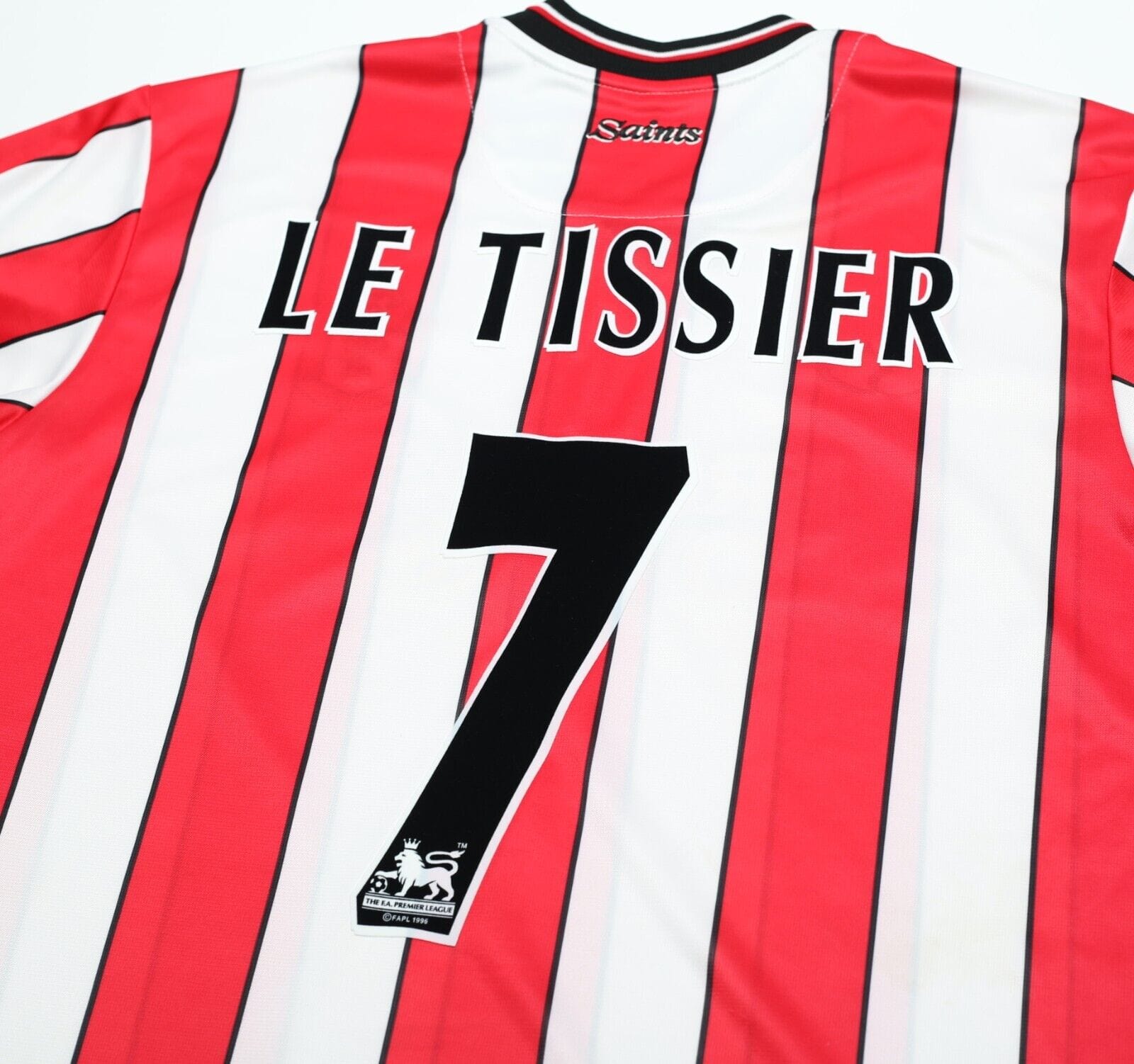 2001/03 LE TISSIER #7 Southampton Vintage Saints Home Football Shirt Jersey (L)