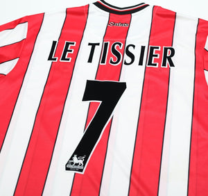 2001/03 LE TISSIER #7 Southampton Vintage Saints Home Football Shirt Jersey (L)