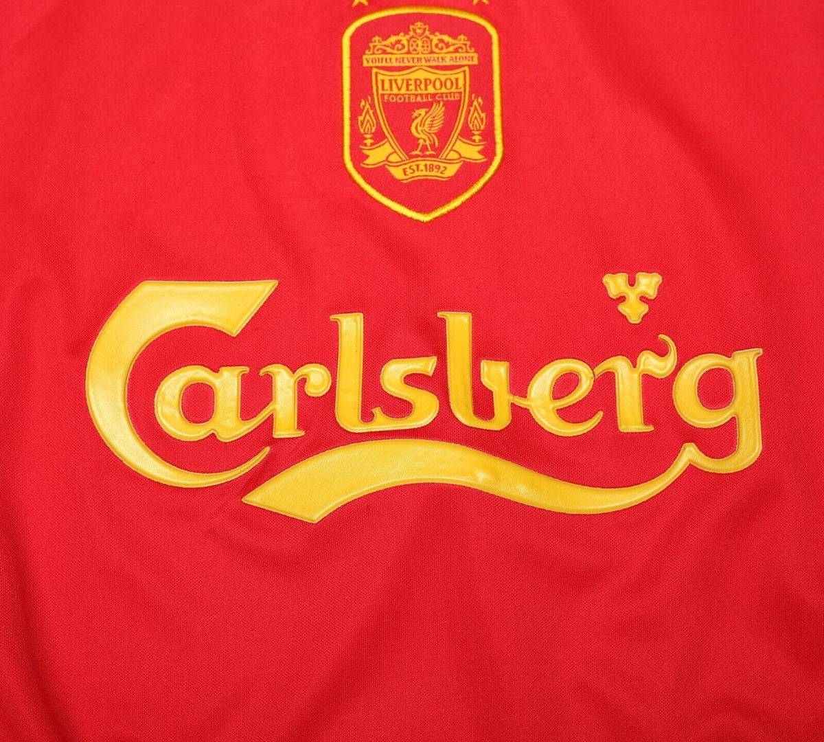 2001/03 LIVERPOOL Vintage Reebok UCL Home Football Shirt Jersey (L)