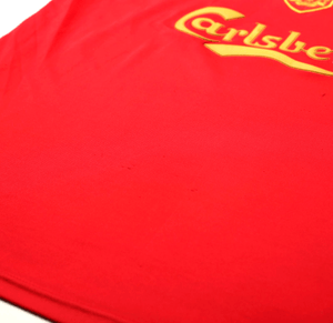 2001/03 LIVERPOOL Vintage Reebok UCL Home Football Shirt Jersey (M)