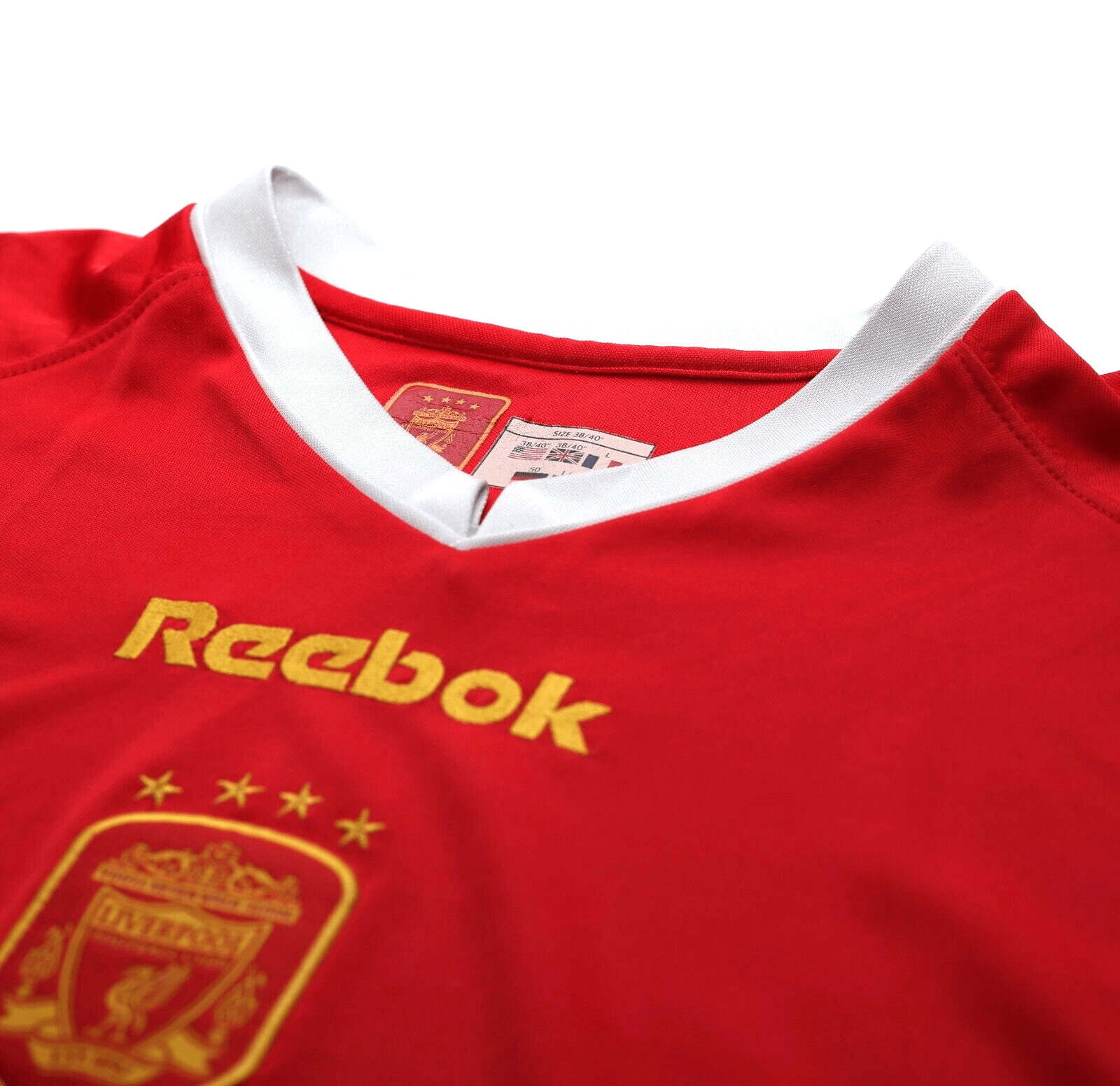 2001 03 LIVERPOOL Vintage Reebok UCL Home Football Shirt Jersey M Football Shirt Collective