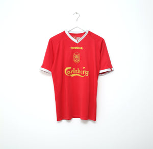 2001/03 LIVERPOOL Vintage Reebok UCL Home Football Shirt Jersey (M)