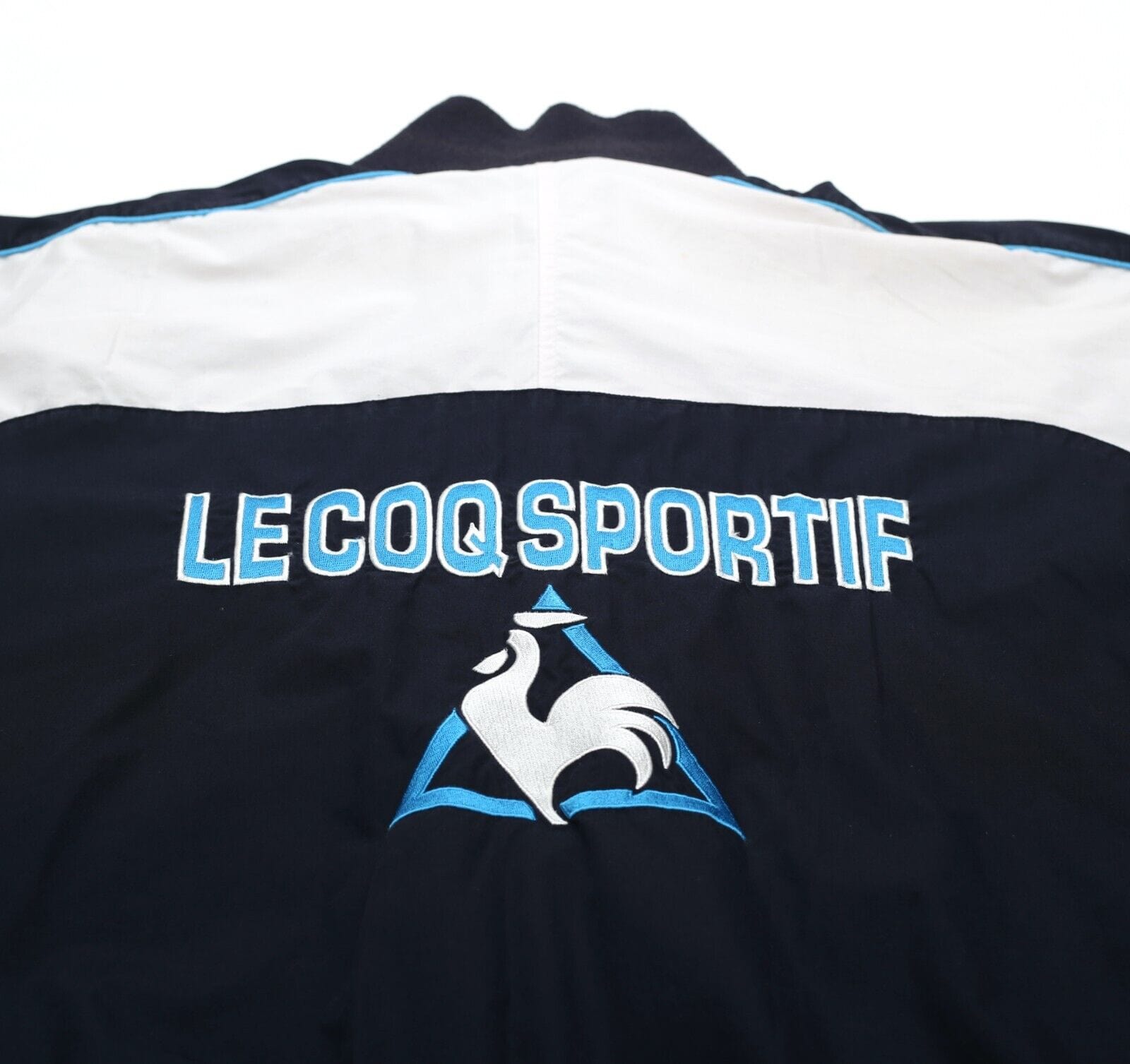 2001/03 MANCHESTER CITY Vintage le coq sportif Football Track Top Jacket (L)