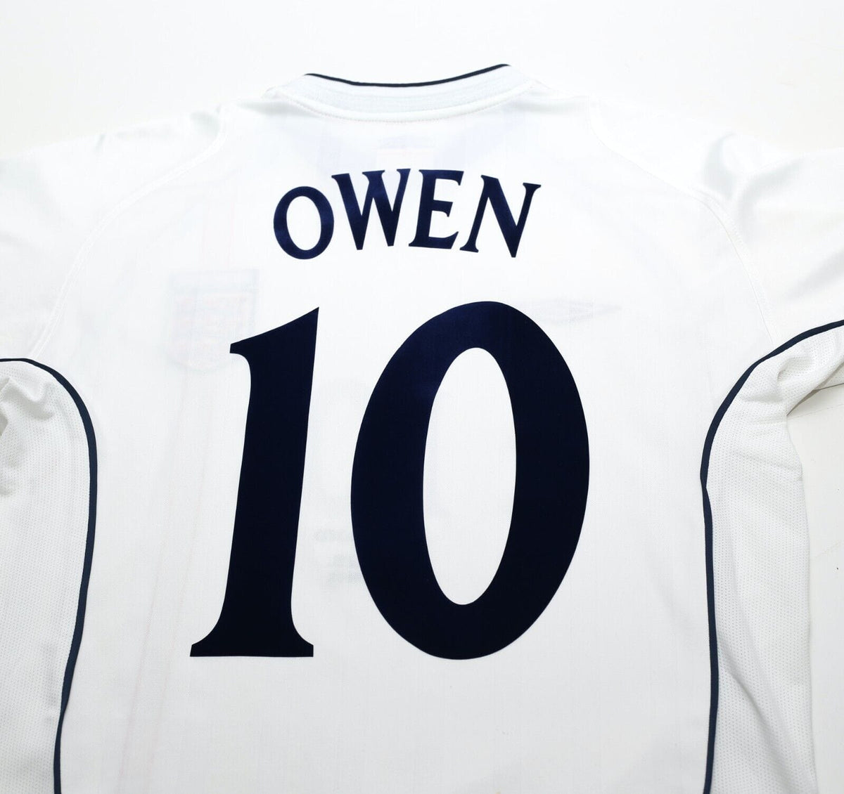 2001/03 OWEN #10 England Vintage Umbro Home Football Shirt (S) WC 2002 BRAZIL