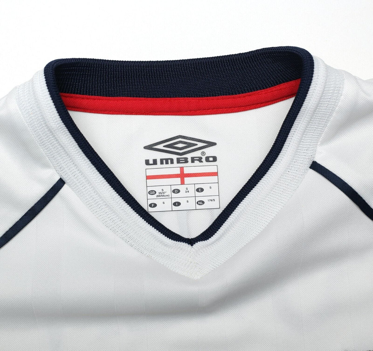 2001/03 OWEN #10 England Vintage Umbro Home Football Shirt (S) WC 2002 BRAZIL