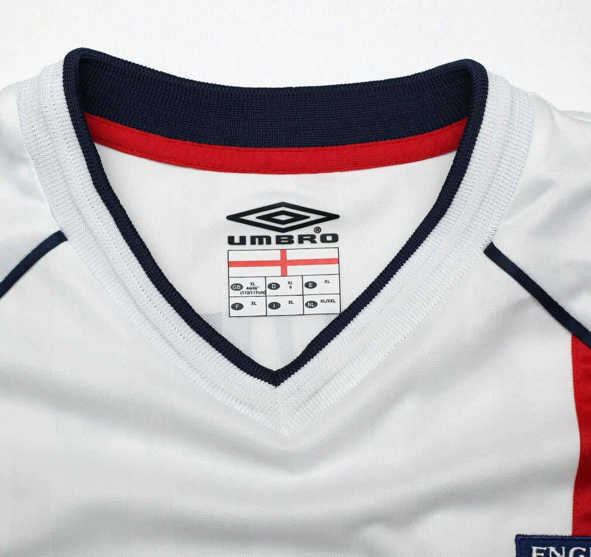 2001/03 OWEN #10 England Vintage Umbro Home Football Shirt (XL) WC 2002 BRAZIL