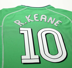 2001/03 R. KEANE #10 Ireland Vintage Umbro Home Football Shirt (L) World Cup 02