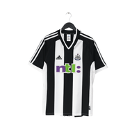 2001/03 ROBERT #32 Newcastle United Vintage adidas Home Football Shirt (M)
