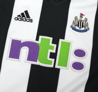 2001/03 ROBERT #32 Newcastle United Vintage adidas Home Football Shirt (M)