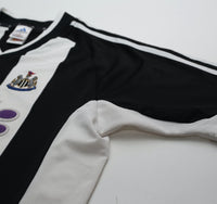 2001/03 ROBERT #32 Newcastle United Vintage adidas Home Football Shirt (M)
