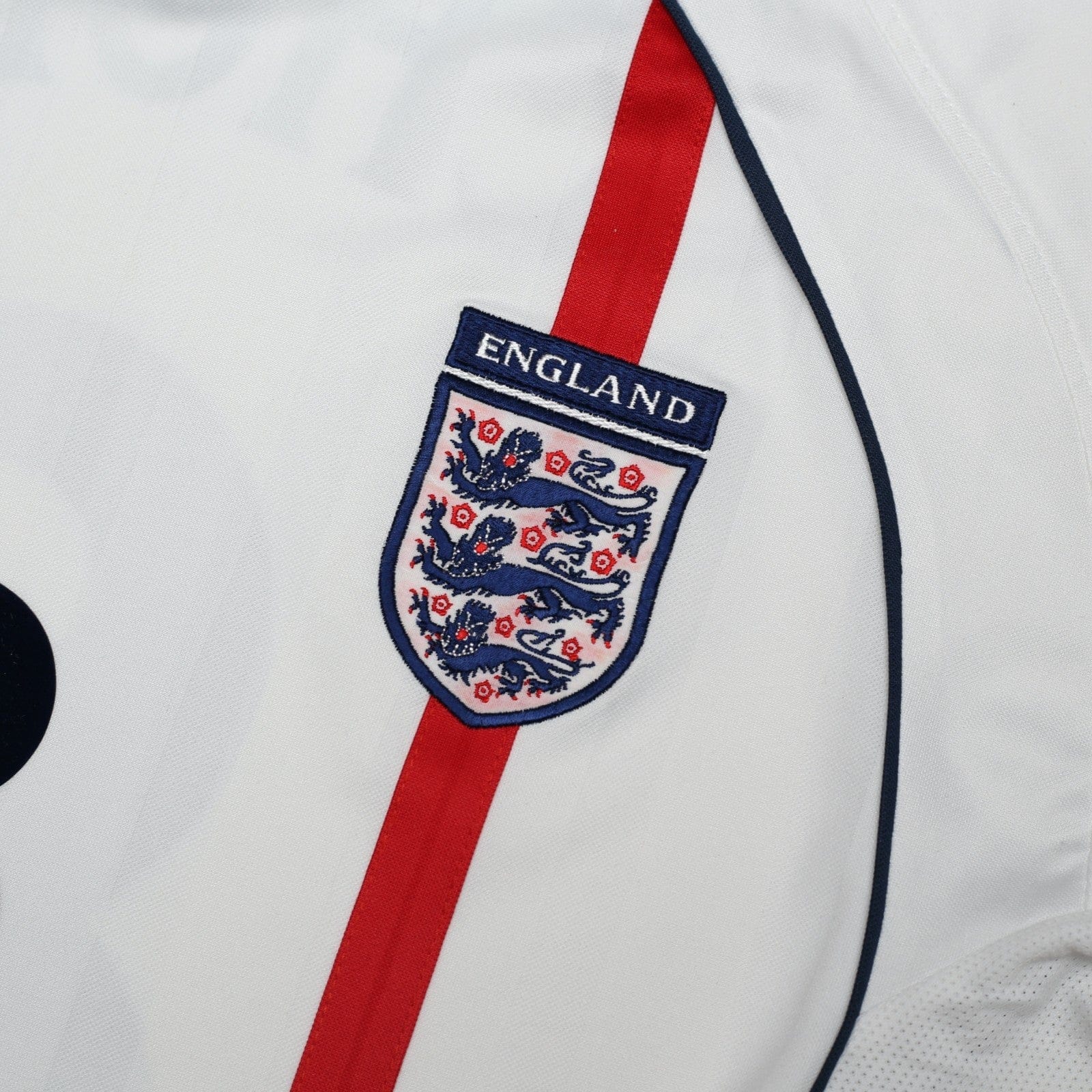 2001/03 Scholes #8 England Vintage Umbro Home Football Shirt (M) Brazil 2002 WC