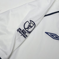 2001/03 Scholes #8 England Vintage Umbro Home Football Shirt (XL) Brazil 2002 WC