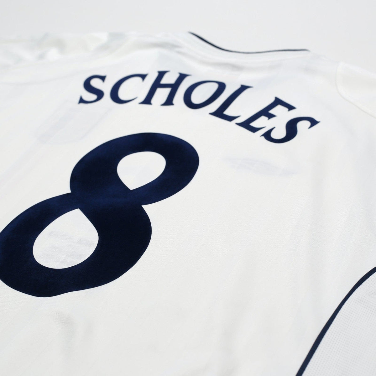 2001/03 Scholes #8 England Vintage Umbro Home Football Shirt XXL Brazil 2002 WC