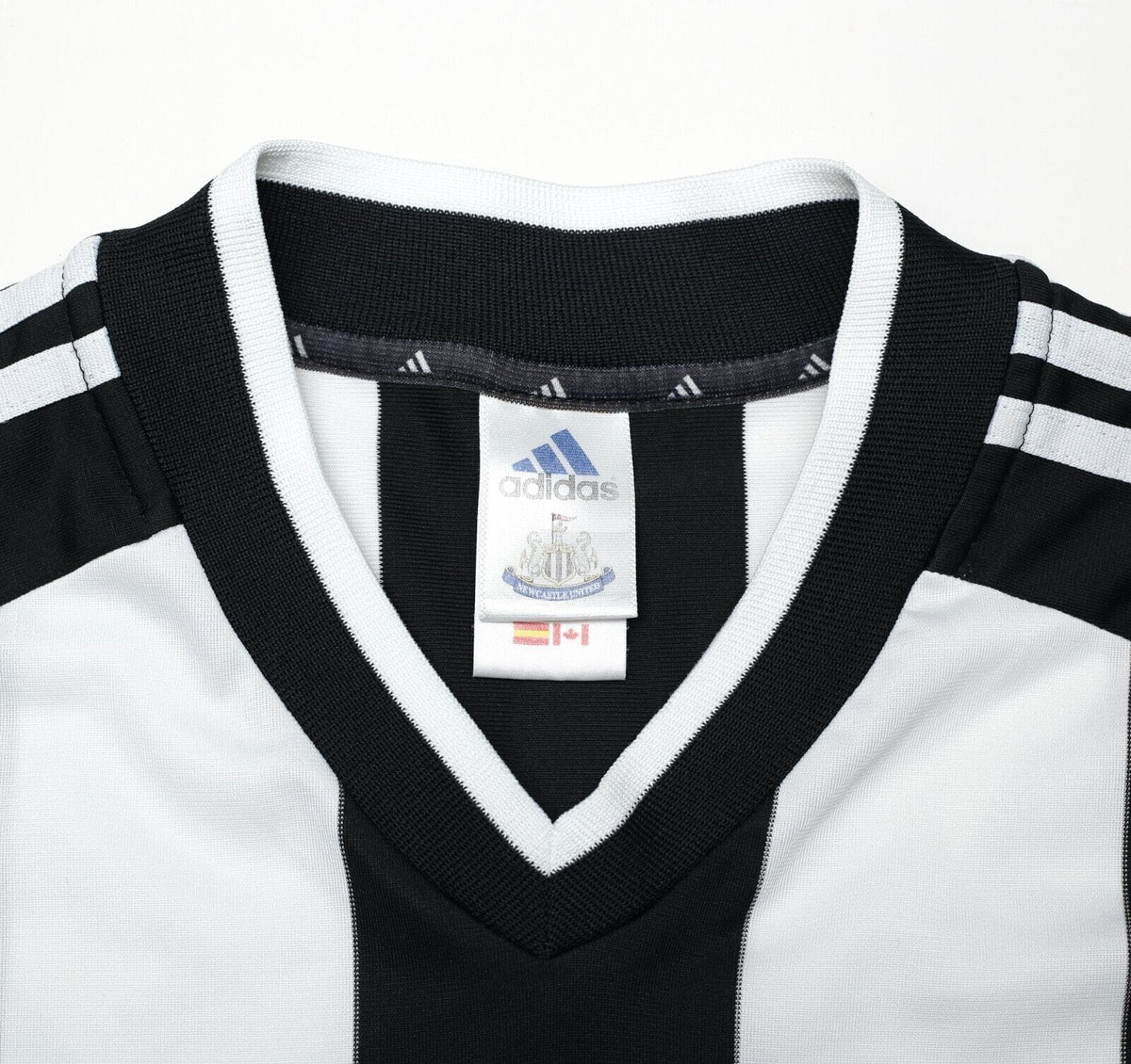 2001/03 SHEARER #9 Newcastle United Vintage adidas Home Football Shirt (M)