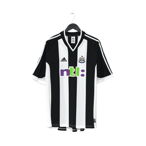 2001/03 Shearer #9 Newcastle United Vintage adidas Home Football Shirt (XL)