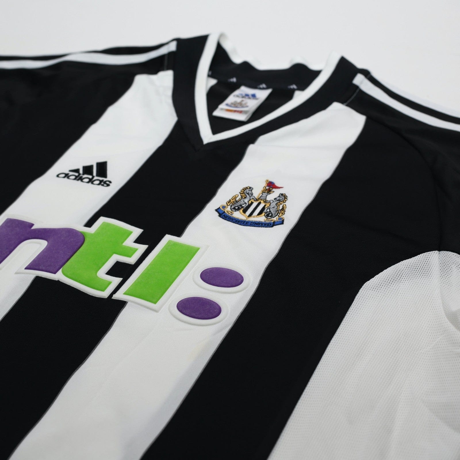 2001/03 Shearer #9 Newcastle United Vintage adidas Home Football Shirt (XL)