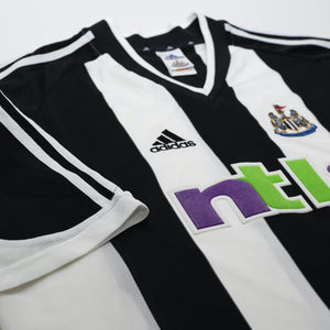 2001/03 Shearer #9 Newcastle United Vintage adidas Home Football Shirt (XL)