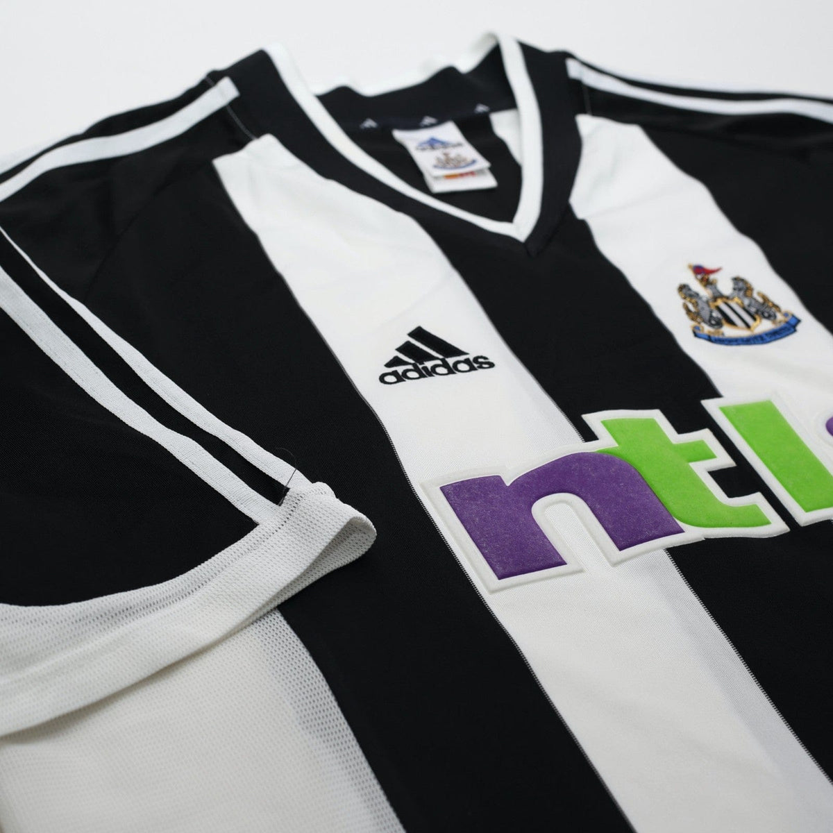 2001/03 Shearer #9 Newcastle United Vintage adidas Home Football Shirt (XL)