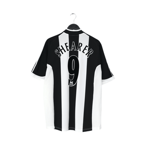 2001/03 Shearer #9 Newcastle United Vintage adidas Home Football Shirt (XL)