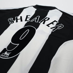 2001/03 Shearer #9 Newcastle United Vintage adidas Home Football Shirt (XL)