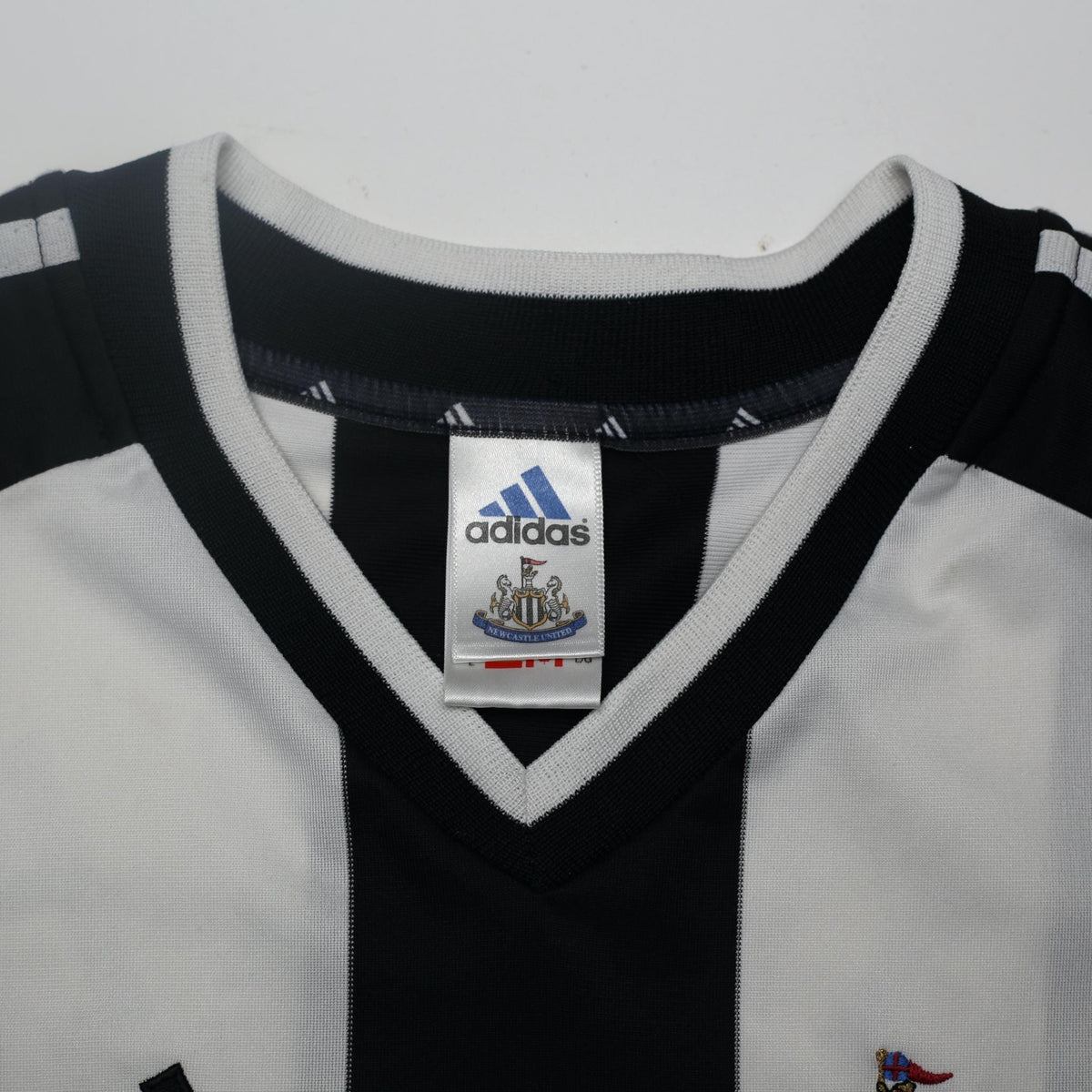 2001/03 Shearer #9 Newcastle United Vintage adidas L/S Home Football Shirt (L)