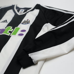 2001/03 Shearer #9 Newcastle United Vintage adidas L/S Home Football Shirt (L)
