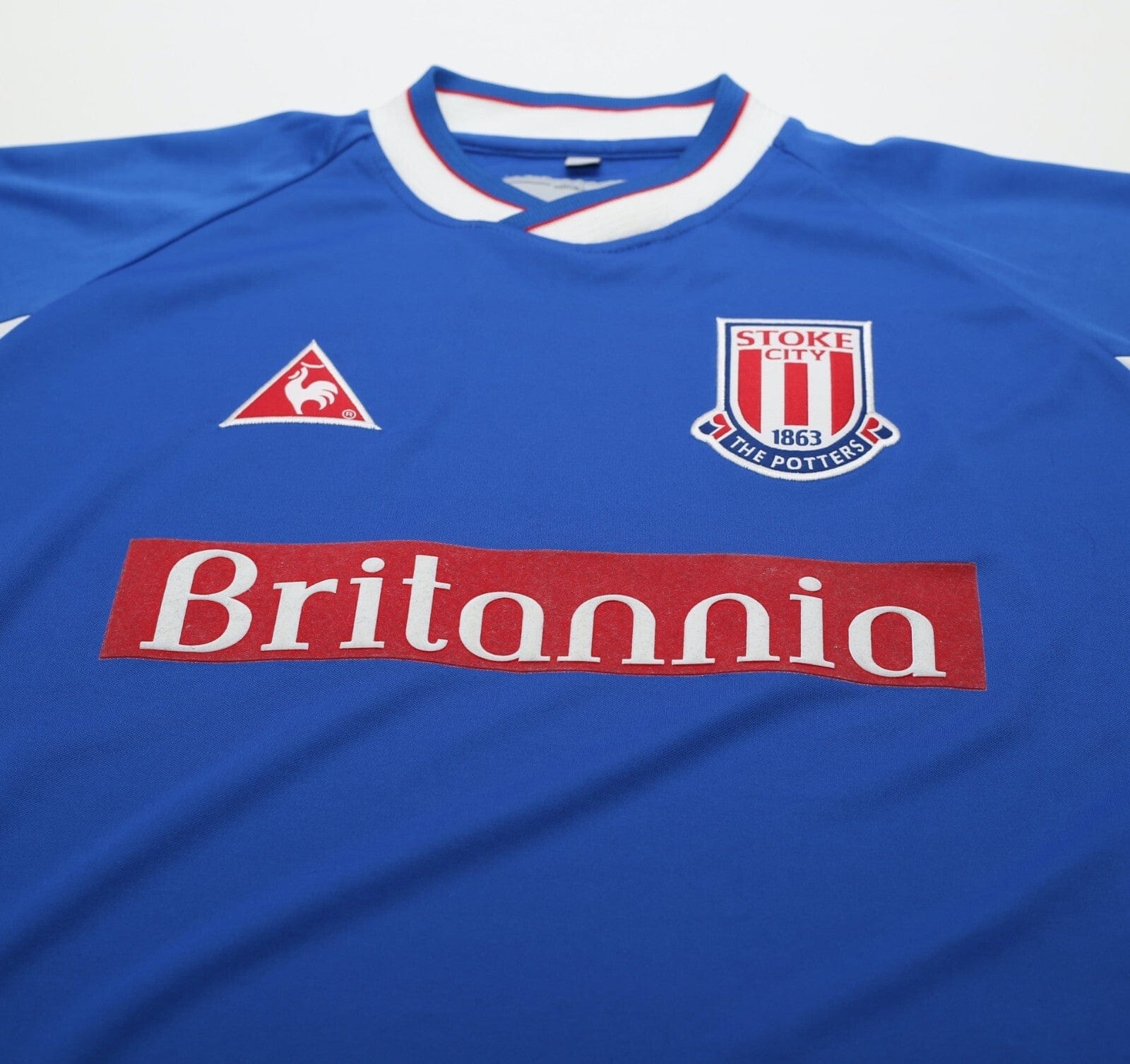 2001/03 STOKE CITY Vintage le coq sportif Away Football Shirt (S/M) 34/36