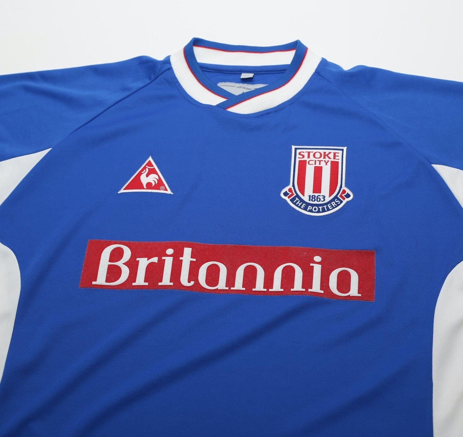 2001/03 STOKE CITY Vintage le coq sportif Away Football Shirt (S/M) 34/36