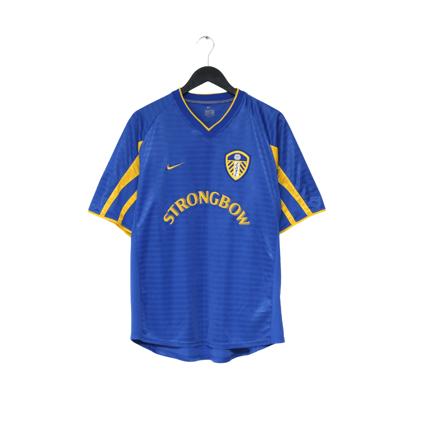 2001/03 VIDUKA #9 Leeds United Vintage Nike Away Football Shirt (L)