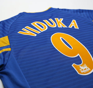 2001/03 VIDUKA #9 Leeds United Vintage Nike Away Football Shirt (L)