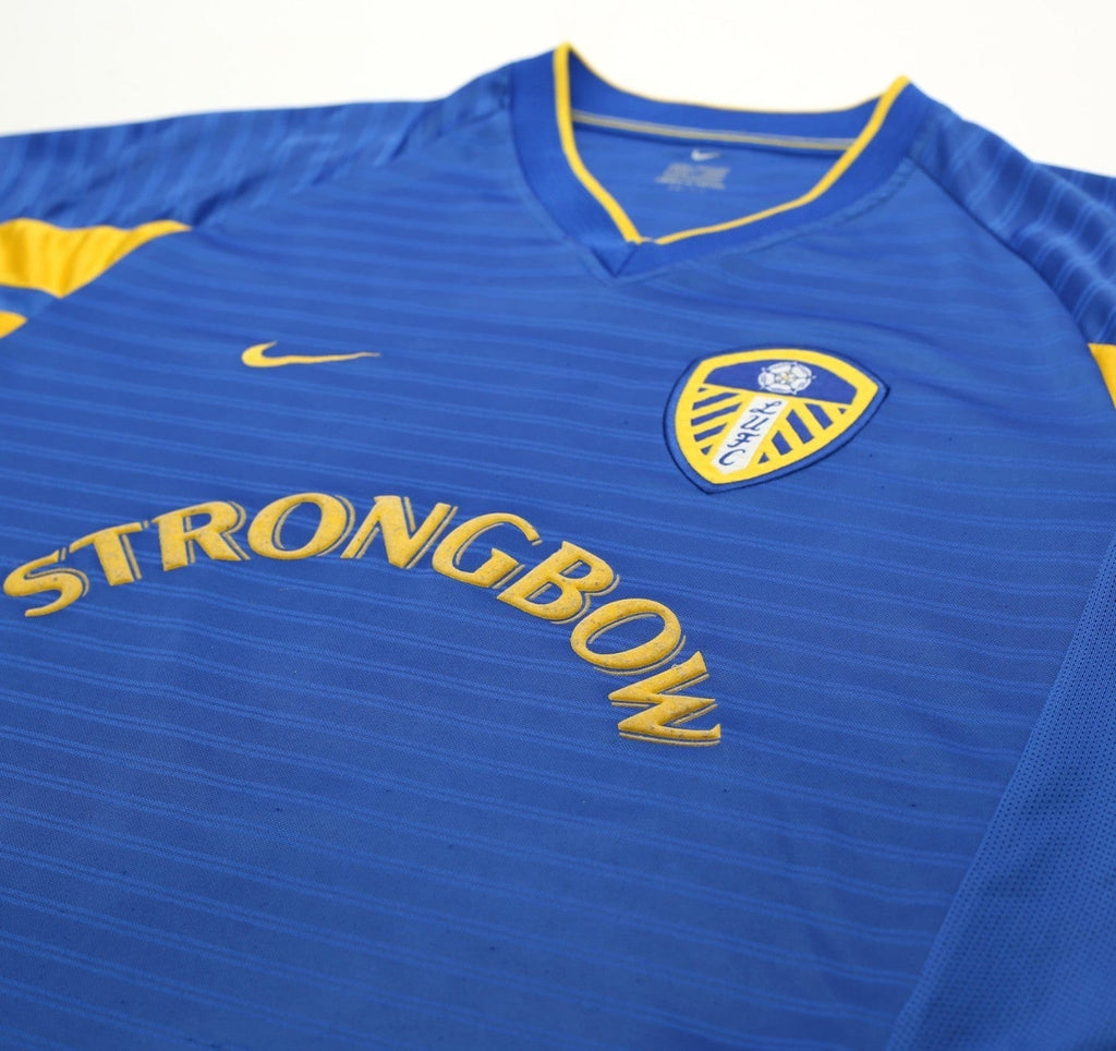 2001/03 VIDUKA #9 Leeds United Vintage Nike Away Football Shirt (L)