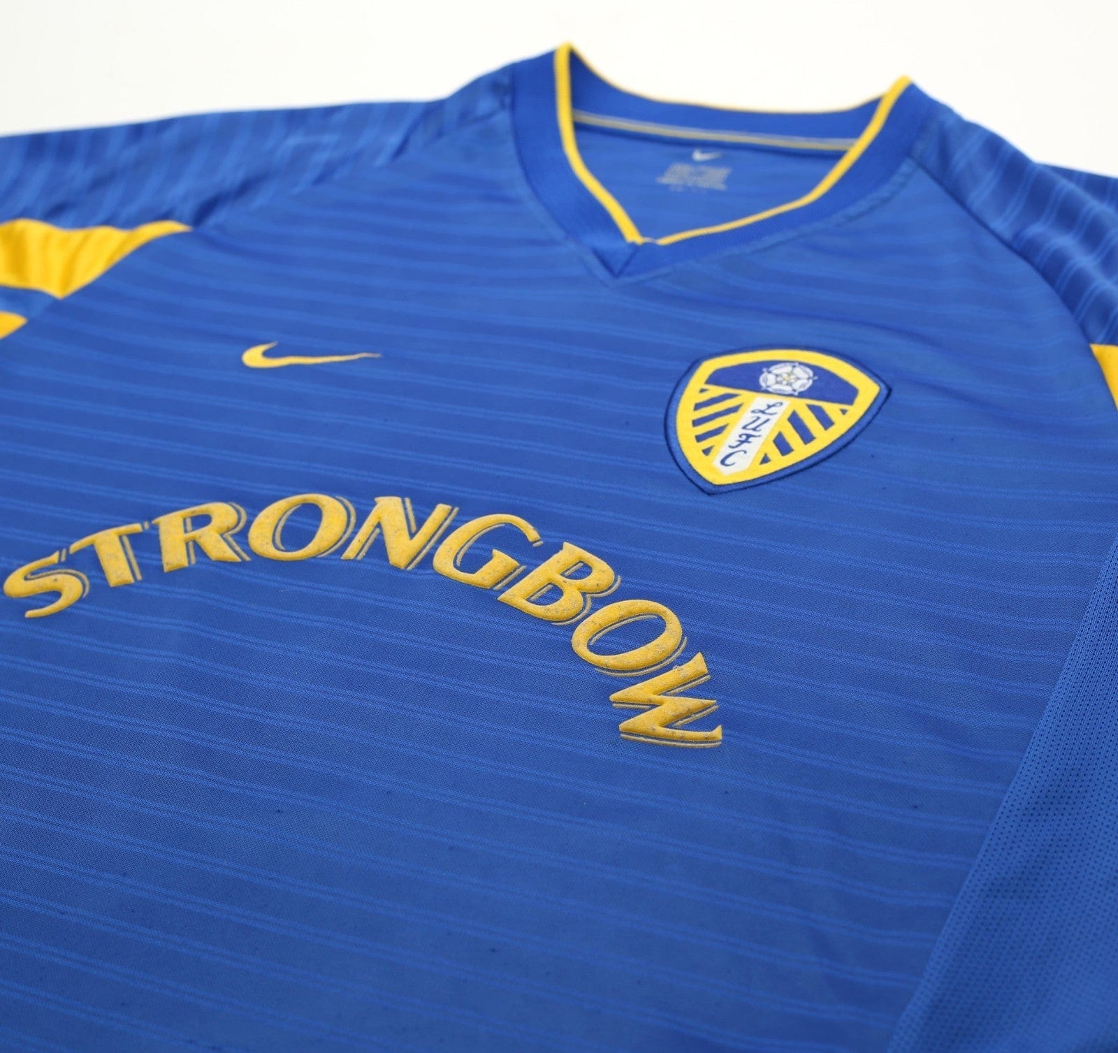 2001/03 VIDUKA #9 Leeds United Vintage Nike Away Football Shirt (L)