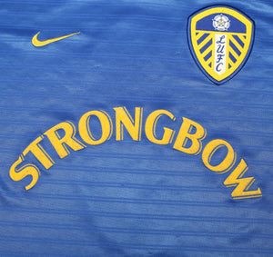 2001/03 VIDUKA #9 Leeds United Vintage Nike Away Football Shirt (L)