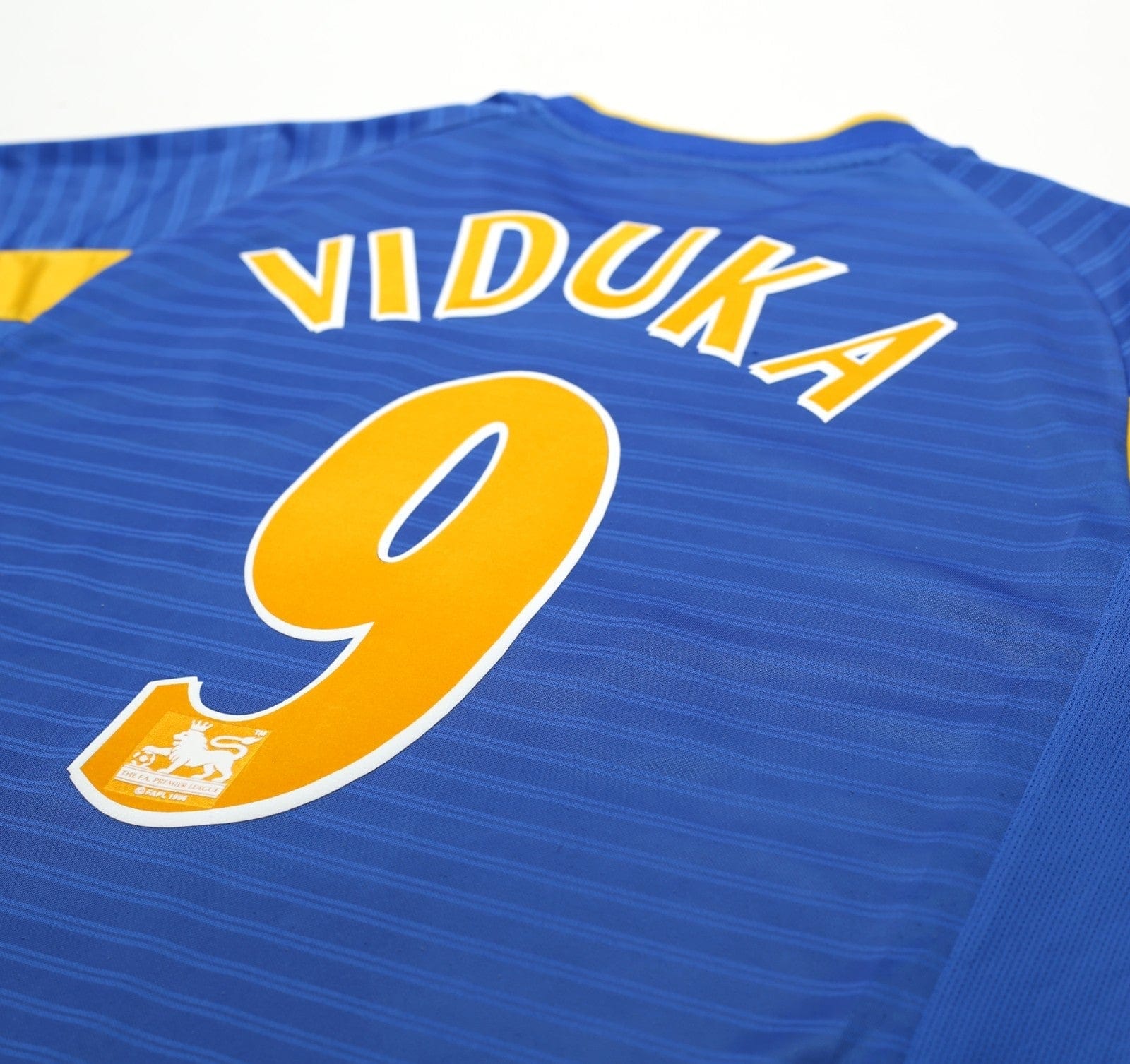 2001/03 VIDUKA #9 Leeds United Vintage Nike Away Football Shirt (L)