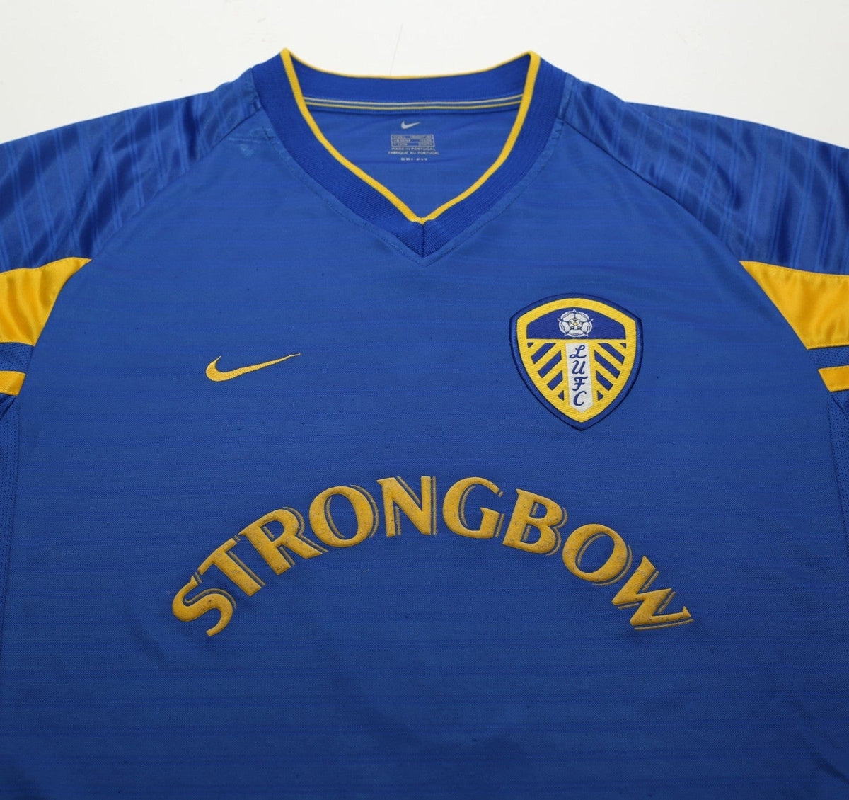 2001/03 VIDUKA #9 Leeds United Vintage Nike Away Football Shirt (L)