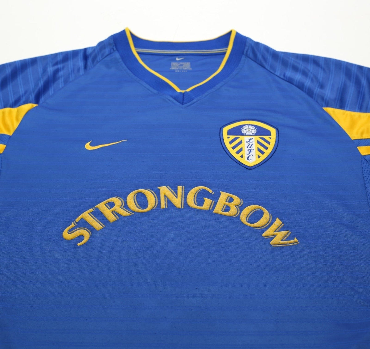 2001/03 VIDUKA #9 Leeds United Vintage Nike Away Football Shirt (L)