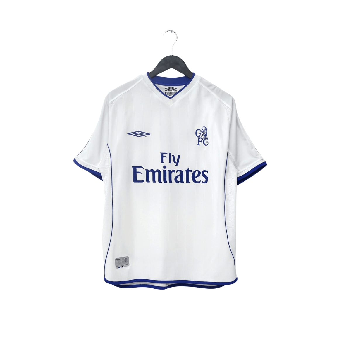 2001/03 Zola #25 Chelsea Vintage Umbro Away Football Shirt (M)