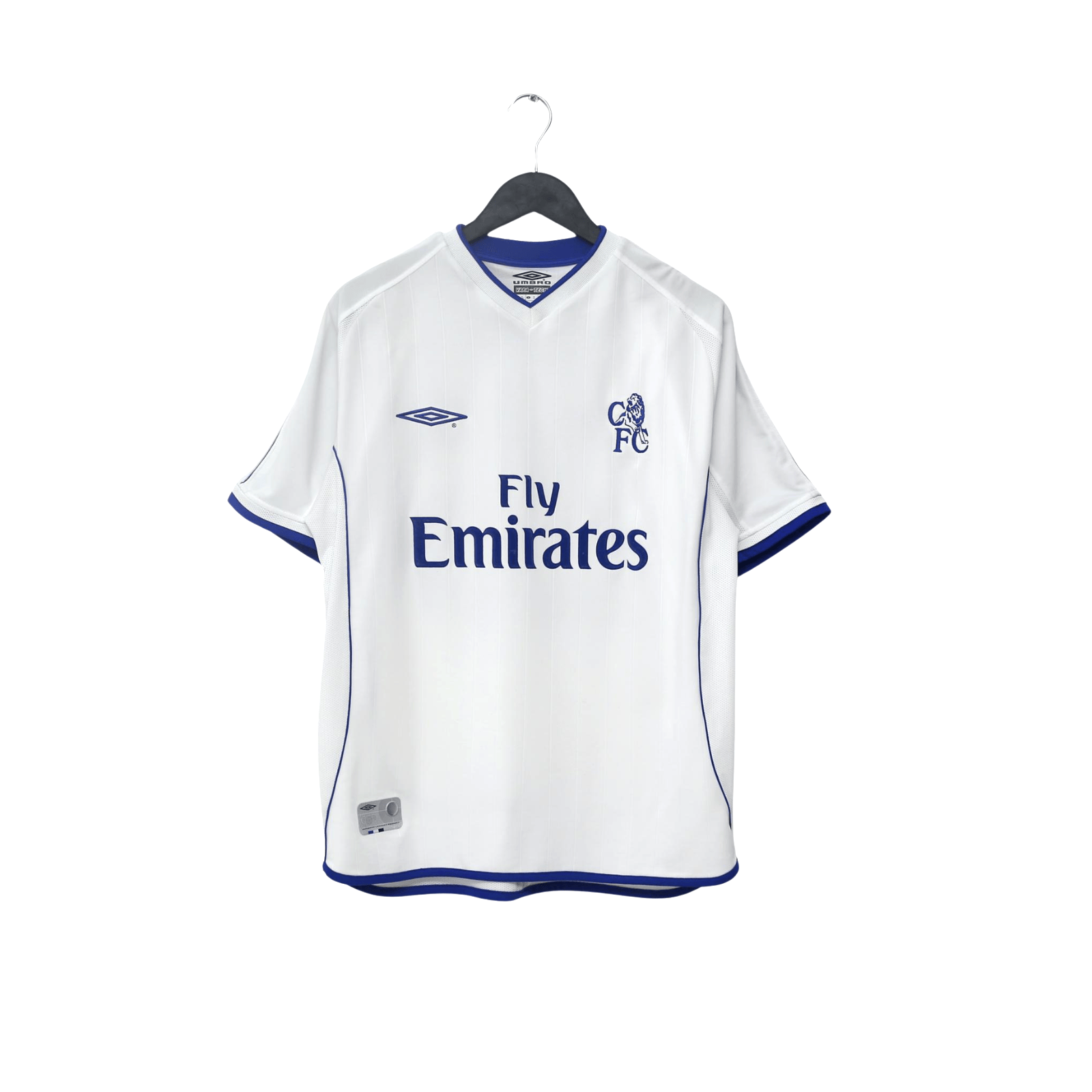 2001/03 Zola #25 Chelsea Vintage Umbro Away Football Shirt (M)