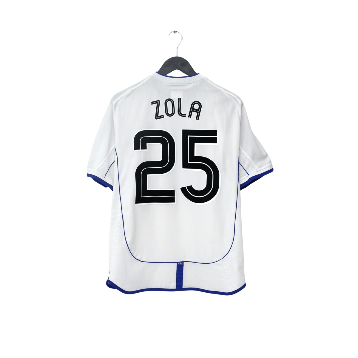 2001/03 Zola #25 Chelsea Vintage Umbro Away Football Shirt (M)