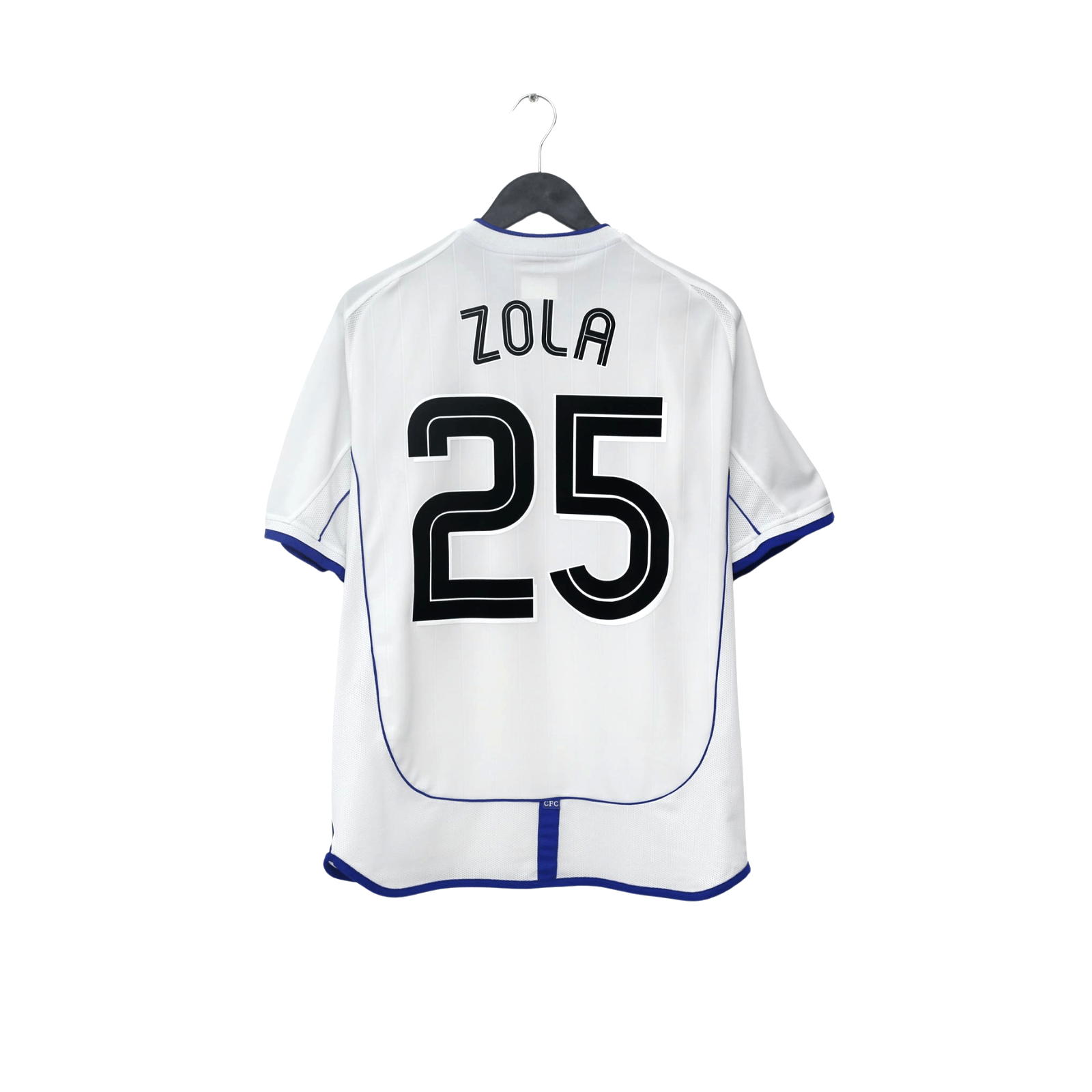 2001/03 Zola #25 Chelsea Vintage Umbro Away Football Shirt (M)