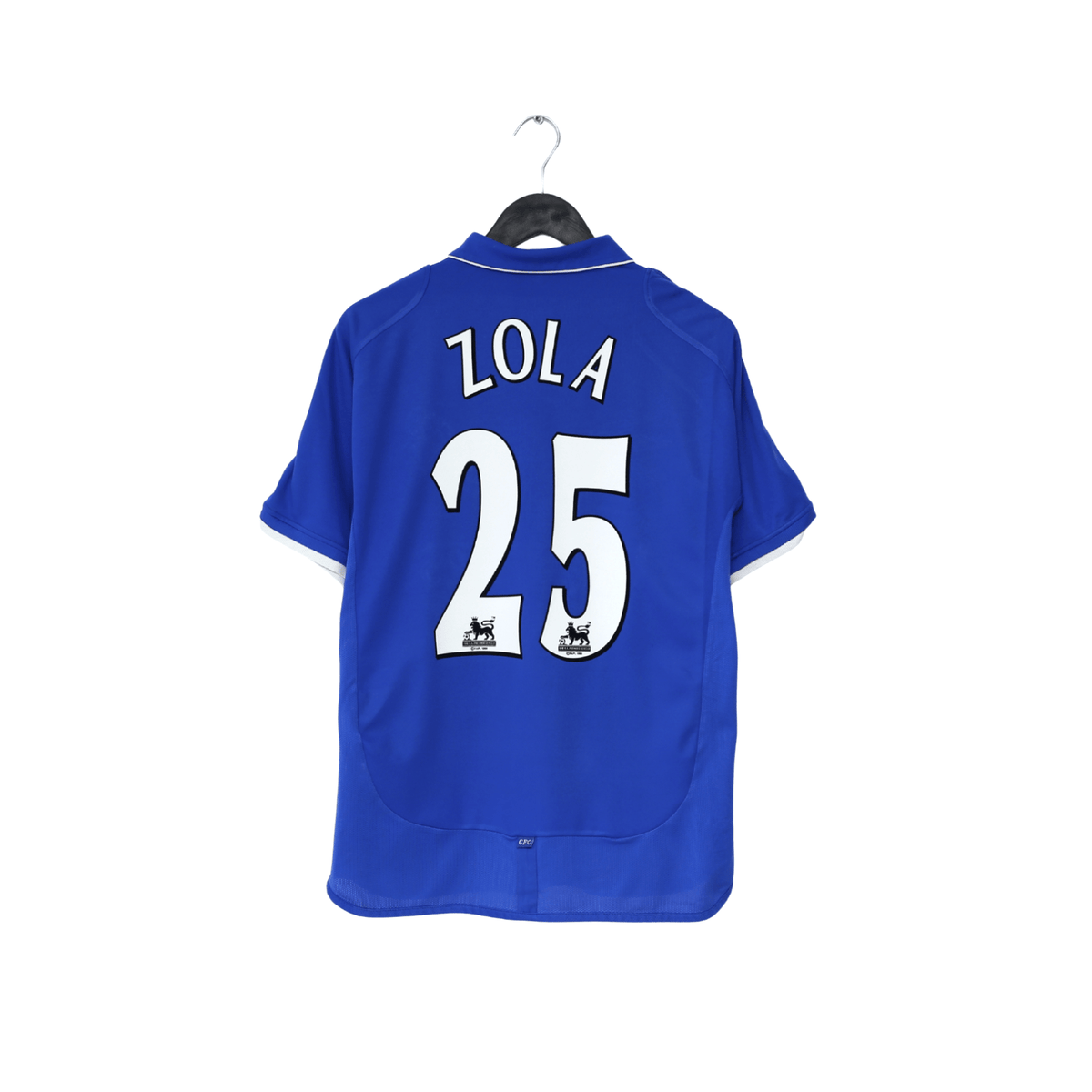 2001/03 ZOLA #25 Chelsea Vintage Umbro Home Football Shirt (M)