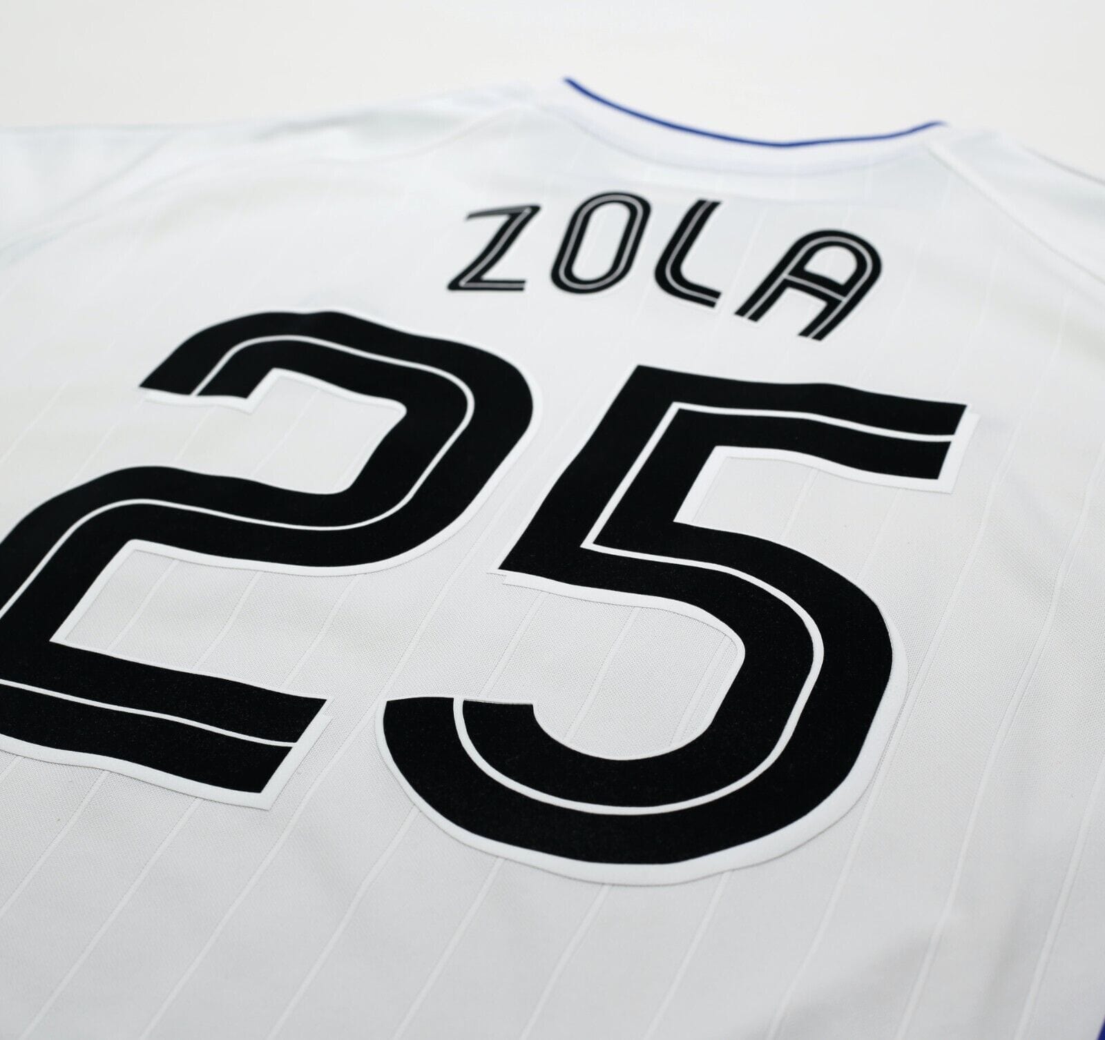 2001/03 ZOLA #25 Chelsea Vintage Umbro L/S UEFA CUP Away 3rd Football Shirt (XL)