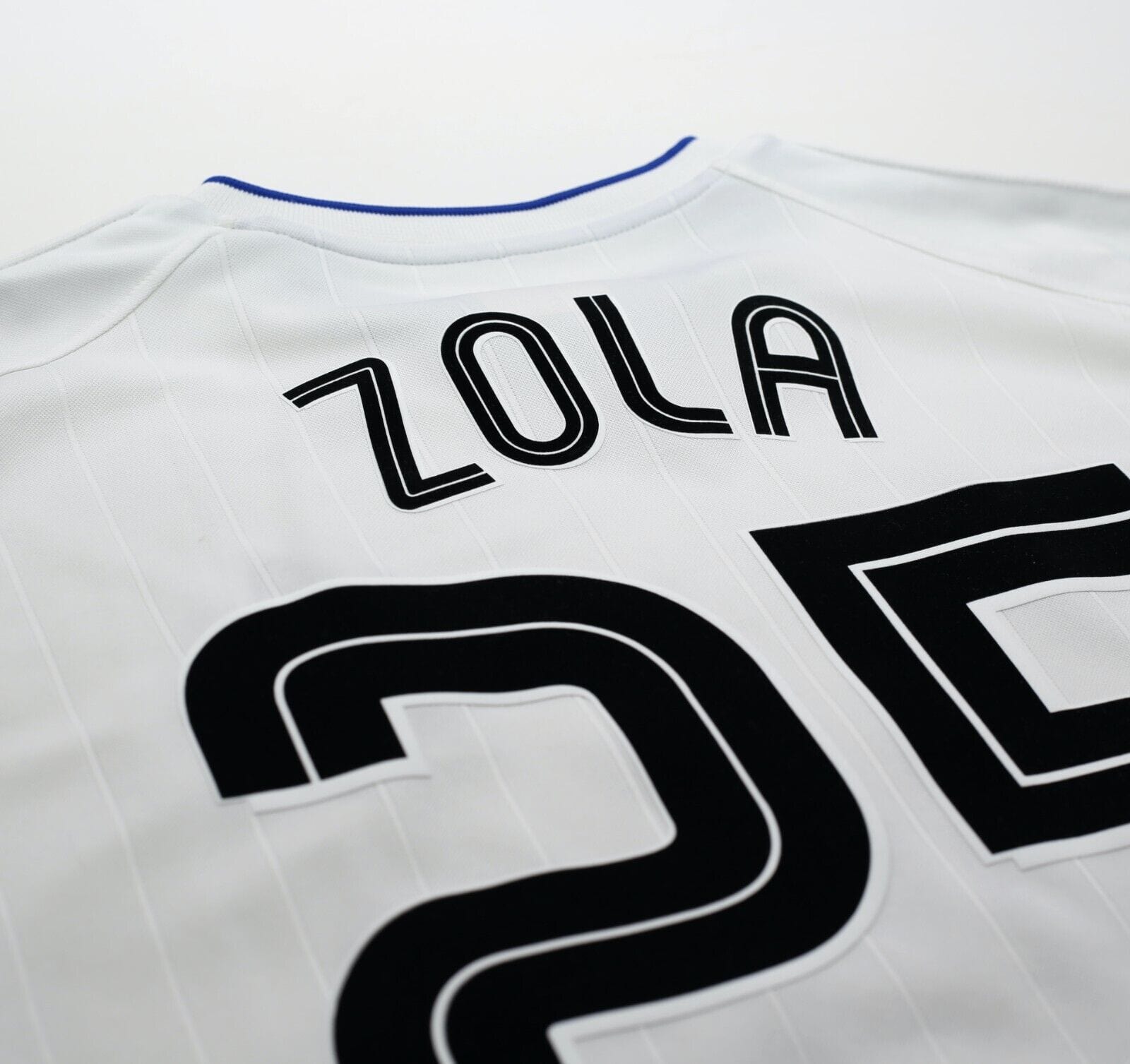 2001/03 ZOLA #25 Chelsea Vintage Umbro L/S UEFA CUP Away 3rd Football Shirt (XL)