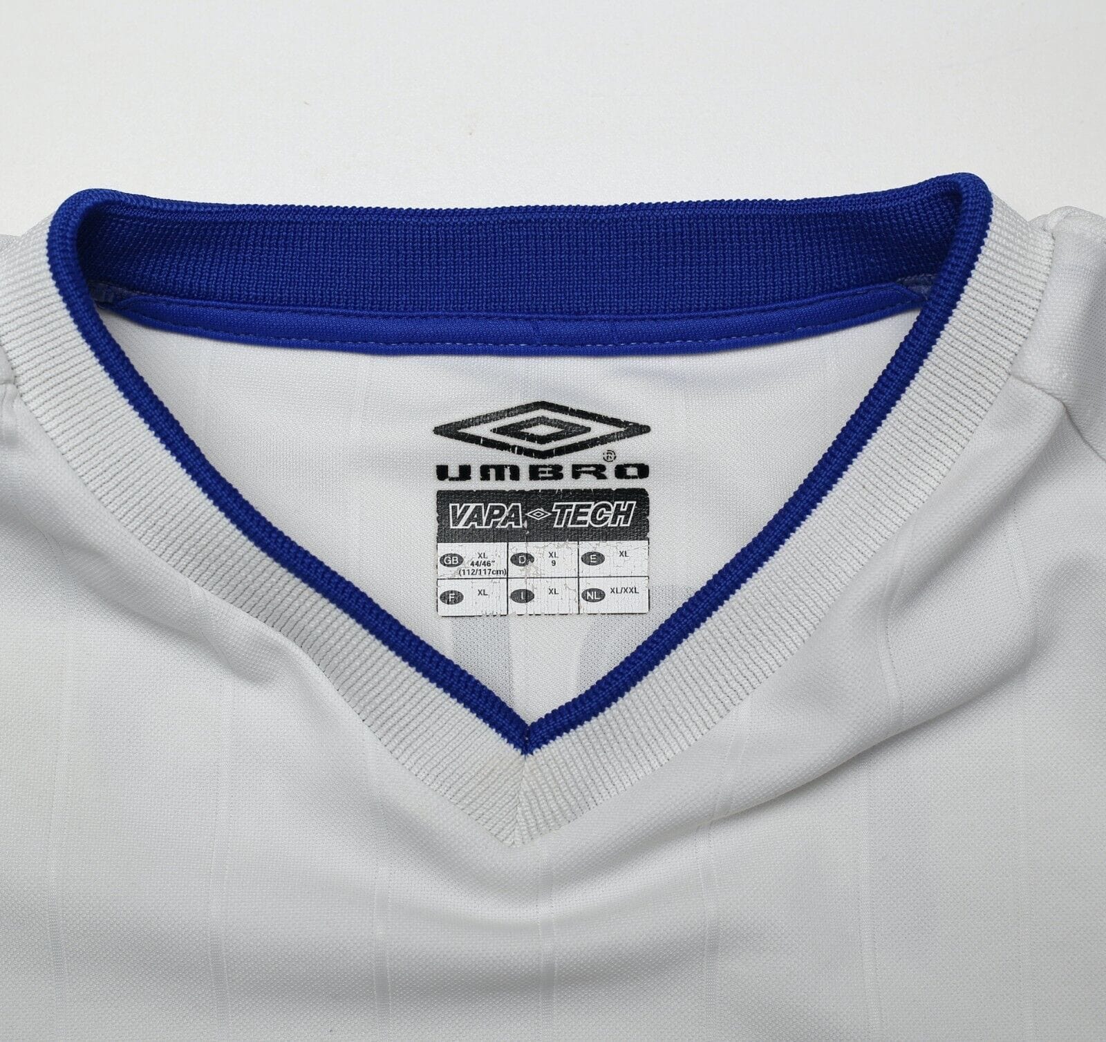2001/03 ZOLA #25 Chelsea Vintage Umbro L/S UEFA CUP Away 3rd Football Shirt (XL)