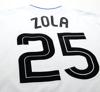 2001/03 ZOLA #25 Chelsea Vintage Umbro UEFA CUP Away 3rd Football Shirt (L)