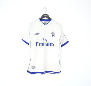 2001/03 ZOLA #25 Chelsea Vintage Umbro UEFA CUP Away 3rd Football Shirt (M)