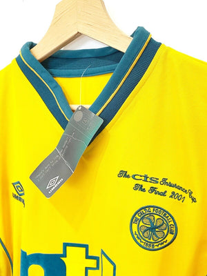 2001 CELTIC Vintage Umbro CIS Cup Final Football Shirt (L) BNWT Sample/Prototype