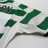 2001 Larsson #7 Celtic Vintage Umbro Home Football Shirt (S)