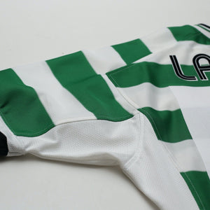 2001 Larsson #7 Celtic Vintage Umbro Home Football Shirt (S)